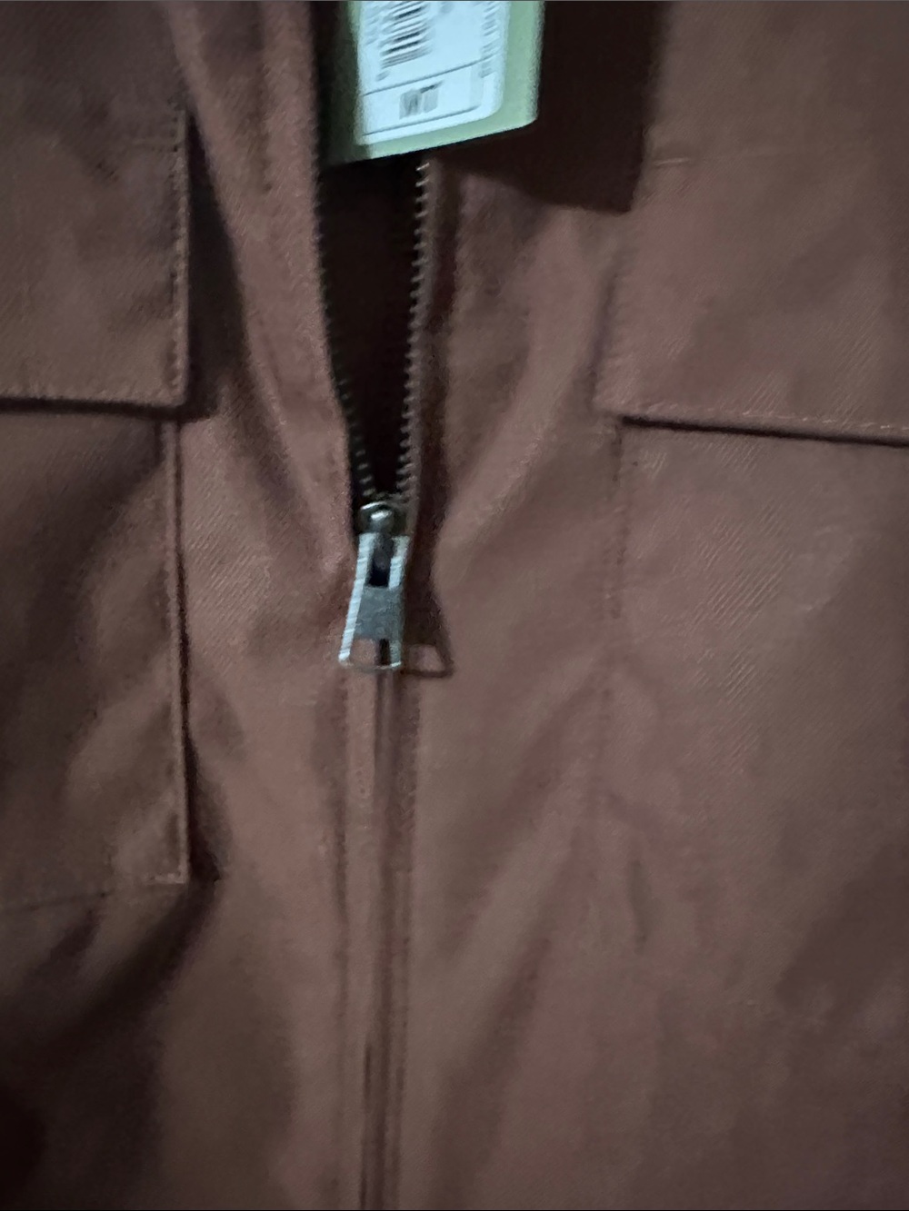 Goodfellow & Co Rust-Brown Lightweight Zip Jacket - Picture 6 of 7